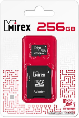 Купить карта памяти mirex microsdxc 13613-ad3uh256 256gb (с адаптером) в интернет-магазине X-core.by