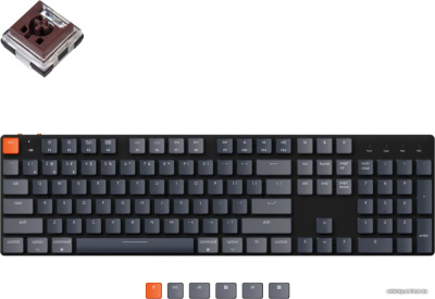 Купить клавиатура keychron k5 se rgb k5se-e3-ru (keychron low profile optical brown) в интернет-магазине X-core.by