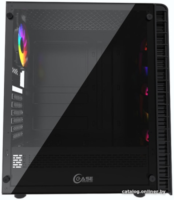 Корпус Powercase Mistral Z4С Mesh LED (черный)  купить в интернет-магазине X-core.by