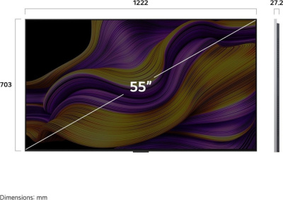 Купить oled телевизор lg oled evo ai g5 oled55g5rla в интернет-магазине X-core.by