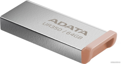 USB Flash ADATA UR350 64GB UR350-64G-RSR/BG (серебристый/коричневый)  купить в интернет-магазине X-core.by