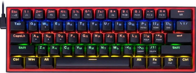 Купить клавиатура redragon fizz (redragon red, черный/красный) в интернет-магазине X-core.by