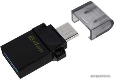 USB Flash Kingston DataTraveler microDuo 3.0 G2 64GB  купить в интернет-магазине X-core.by