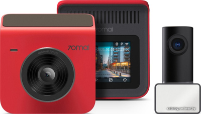 Купить видеорегистратор 70mai dash cam a400 + камера заднего вида rc09 (красный) в интернет-магазине X-core.by
