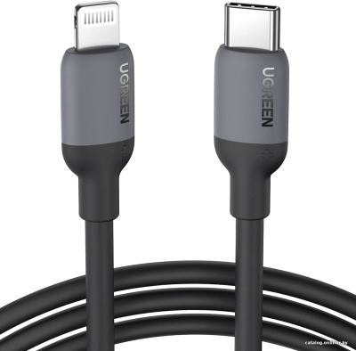 Купить кабель ugreen us387 20304 usb type-c - lightning (1 м, черный) в интернет-магазине X-core.by