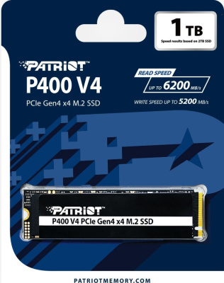 SSD Patriot P400 V4 1TB P400VP1TBM28H  купить в интернет-магазине X-core.by