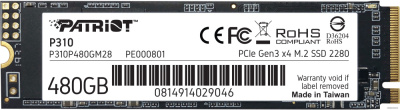 SSD Patriot P310 480GB P310P480GM28  купить в интернет-магазине X-core.by
