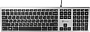 Клавиатура Oklick 890S (серебристый)