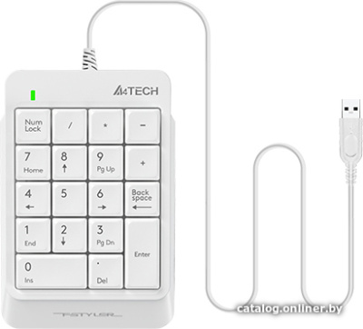 Купить цифровой блок a4tech fk13p (белый) в интернет-магазине X-core.by