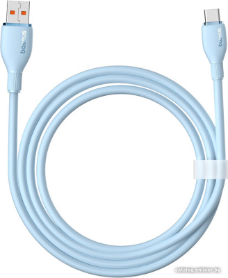 Купить кабель baseus pudding series fast charging cable 100w usb type-c - usb type-c (1.2 м, голубой) в интернет-магазине X-core.by
