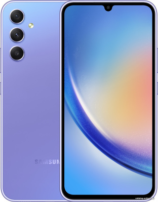 Купить смартфон samsung galaxy a34 5g sm-a346e/dsn 6gb/128gb (лавандовый) в интернет-магазине X-core.by