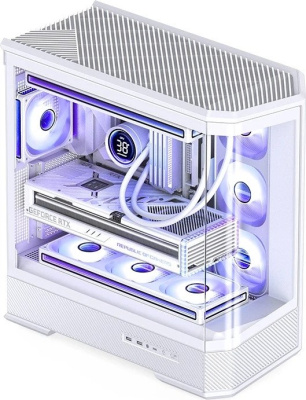 Корпус Jonsbo D400 (белый)  купить в интернет-магазине X-core.by