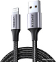 Кабель Ugreen US199 60157 USB Type-A - Lightning (1.5 м, черный)