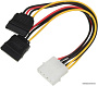 Кабель FST Molex to 2xSATA