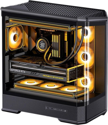 Корпус Jonsbo D400 (черный)  купить в интернет-магазине X-core.by