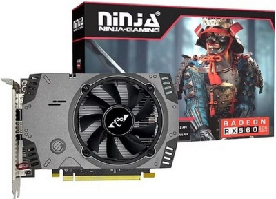 Видеокарта Sinotex Ninja Radeon RX 560 4GB GDDR5 AJRX56045F  купить в интернет-магазине X-core.by