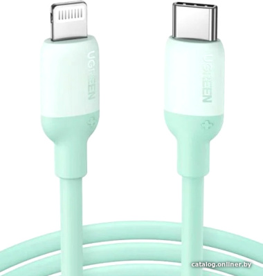 Купить кабель ugreen us387 20308 usb type-c - lightning (1 м, зеленый) в интернет-магазине X-core.by