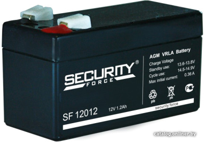 Купить аккумулятор для ибп security force sf 12012 (12в/1.2 а·ч) в интернет-магазине X-core.by