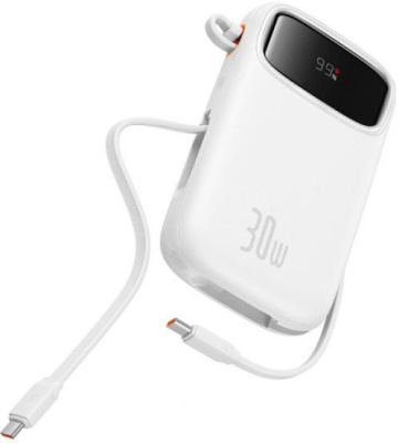 Купить внешний аккумулятор baseus qpow 2 power bank 20000mah (белый) в интернет-магазине X-core.by