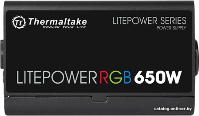 Блок питания Thermaltake Litepower RGB 650W LTP-650AL2NK  купить в интернет-магазине X-core.by