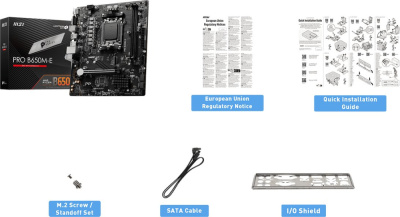 Материнская плата MSI Pro B650M-E  купить в интернет-магазине X-core.by