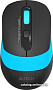 Мышь A4Tech Fstyler FG10 (черный/голубой)