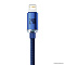 Купить кабель baseus crystal shine usb type-a - lightning (2 м, синий) в интернет-магазине X-core.by