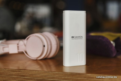 Купить портативное зарядное устройство canyon cne-cpb010w в интернет-магазине X-core.by