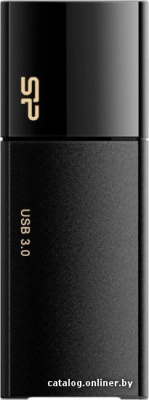 USB Flash Silicon-Power Blaze B05 Black 32GB (SP032GBUF3B05V1K)  купить в интернет-магазине X-core.by