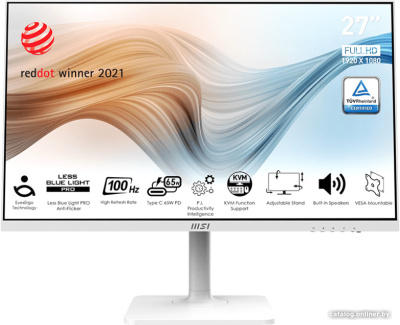 Купить монитор msi modern md272xpw в интернет-магазине X-core.by