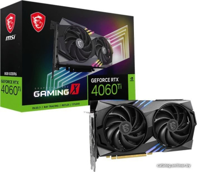 Видеокарта MSI GeForce RTX 4060 Ti Gaming X 8G  купить в интернет-магазине X-core.by