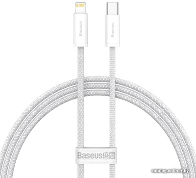 Купить кабель baseus lightning - usb type-c cald000002 (1 м, белый) в интернет-магазине X-core.by