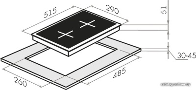 Варочная панель HOMSair HGS323S