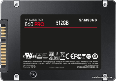 SSD Samsung 860 Pro 512GB MZ-76P512  купить в интернет-магазине X-core.by
