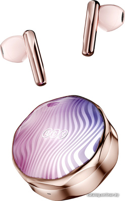 Купить наушники qcy fairybuds t21 (золотистый/розовый) в интернет-магазине X-core.by