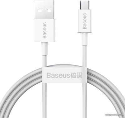 Купить кабель baseus camys-02 usb type-a - microusb (1 м, белый) в интернет-магазине X-core.by