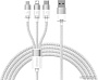 Кабель Baseus One-For-Three Fast Charging Data Cable 3.5A USB Type-A - USB Type-C/microUSB/Lightning
