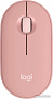 Мышь Logitech M350S Pebble 2 (розовый)
