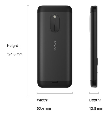 Купить кнопочный телефон nokia 230 (2024) dual sim ta-1609 (черный) в интернет-магазине X-core.by