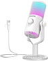 Проводной микрофон Maono DM30 RGB (белый)