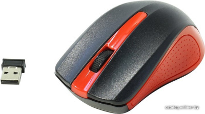 Купить мышь oklick 485mw black/red (997828) в интернет-магазине X-core.by