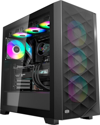 Корпус PCCooler C3D510 ARGB (черный)  купить в интернет-магазине X-core.by