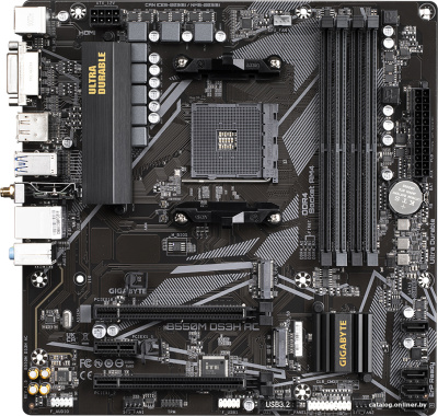 Материнская плата Gigabyte B550M DS3H AC (rev. 1.5/1.6)  купить в интернет-магазине X-core.by