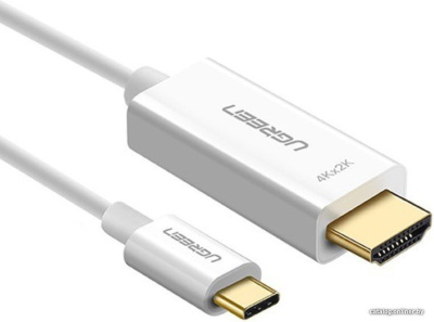 Купить кабель ugreen mm121 hdmi - usb type-c (1.5 м, белый) в интернет-магазине X-core.by