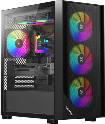 Корпус XASTRA A401M 4ARGB (черный)  купить в интернет-магазине X-core.by
