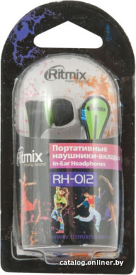 Купить наушники ritmix rh-012 (черный) в интернет-магазине X-core.by