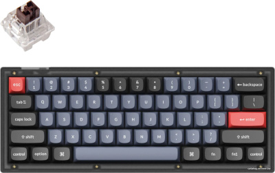 Купить клавиатура keychron v4 rgb v4-a3 (keychron k pro brown, ru) в интернет-магазине X-core.by