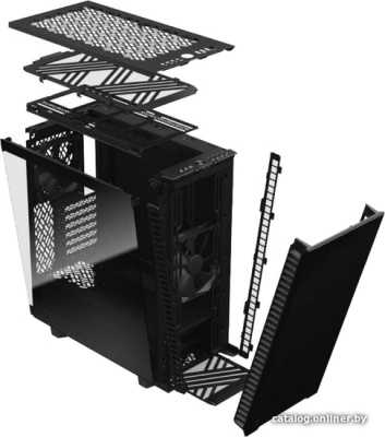 Корпус Fractal Design Define 7 Compact Black TG Light FD-C-DEF7C-03  купить в интернет-магазине X-core.by