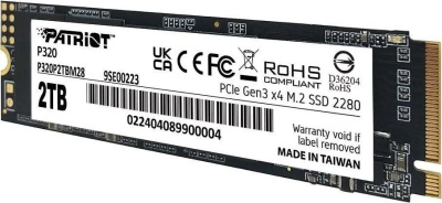 SSD Patriot P320 2TB P320P2TBM28  купить в интернет-магазине X-core.by