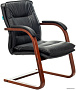 Кресло Бюрократ T-9927WALNUT-AV (черный)